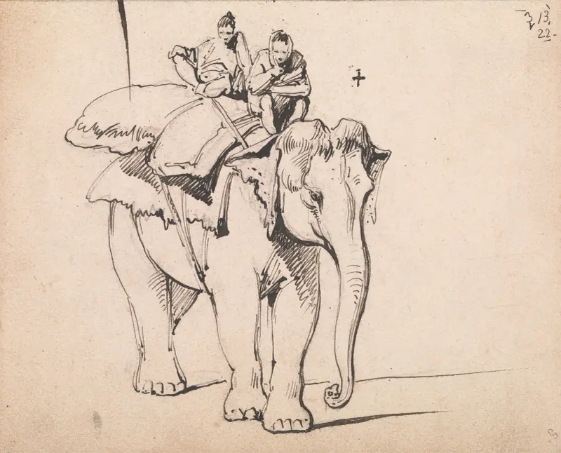An Elephant, George Chinnery