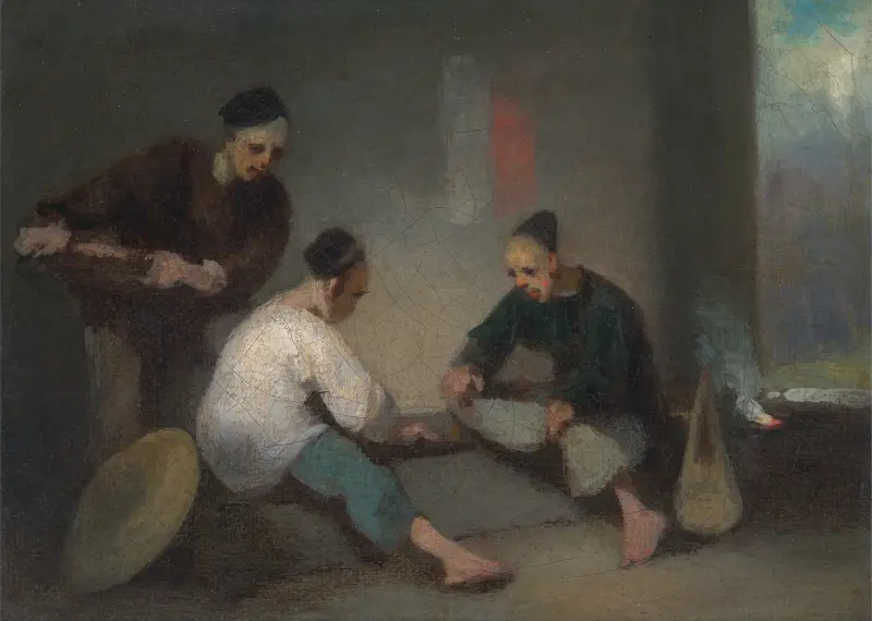 Chinese Gamblers, George Chinnery