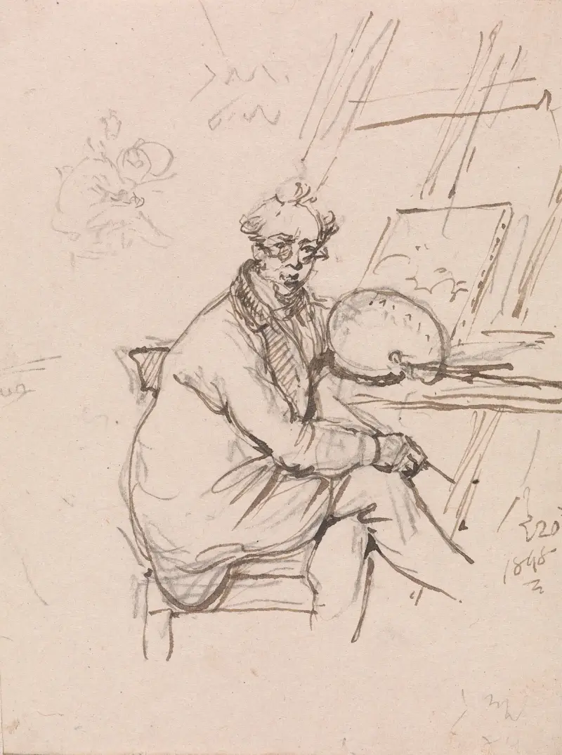 Autoportret, 1848, George Chinnery