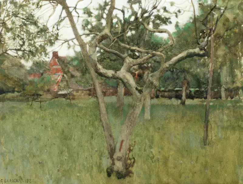 Ländlicher Garten von Sir George Clausen