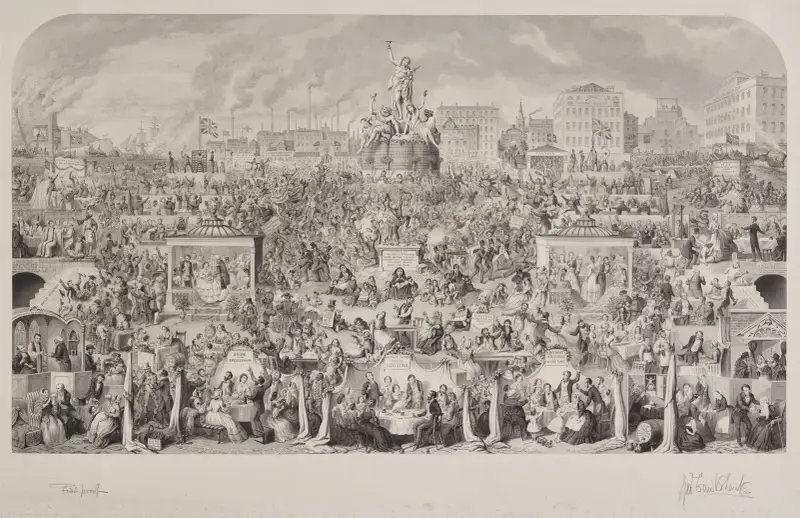 Sällskapsdryckessederna eller Bacchusdyrkan av George Cruikshank