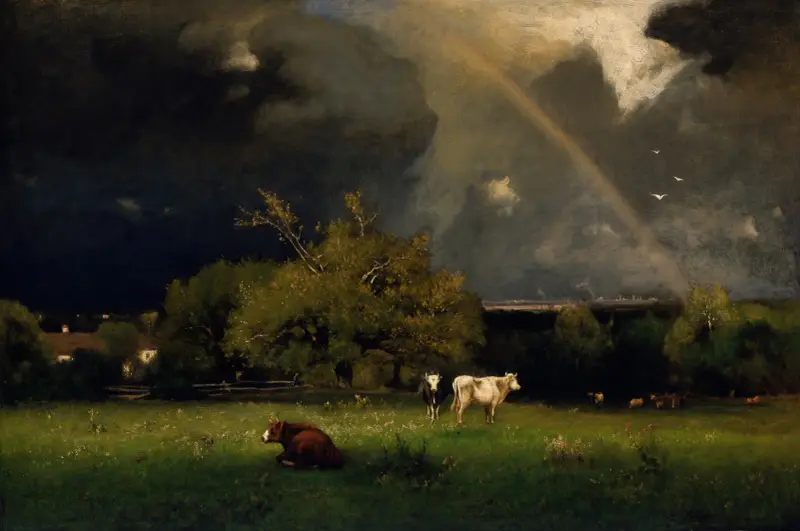 The Rainbow av George Inness