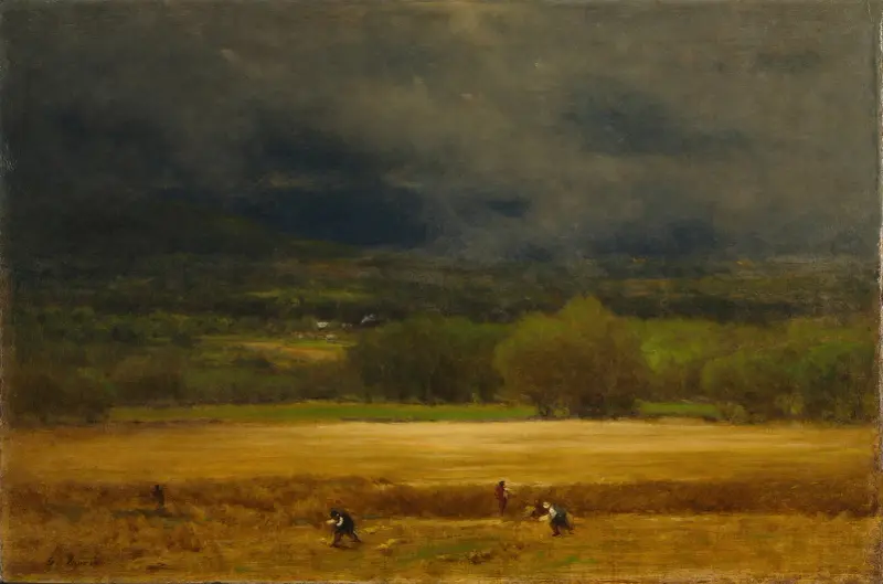 Pšeničné pole, George Inness