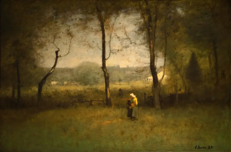 Wood Gatherers, An Autumn Afternoon av George Inness