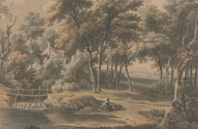 Lesnatá krajina, George Lambert