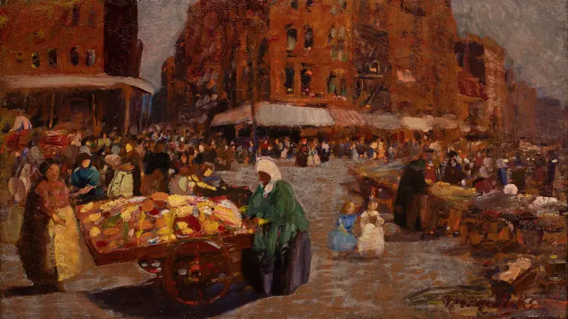 Houston Street, George Luks