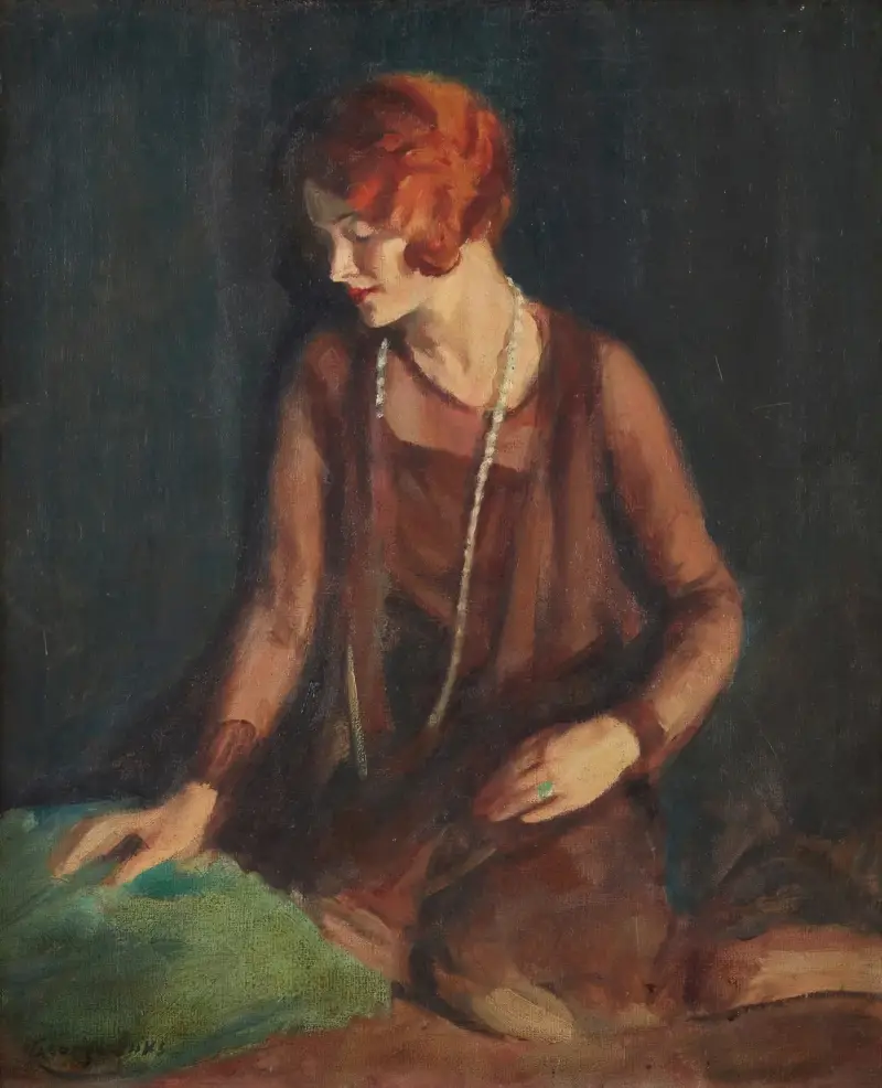 Rudowłosa, George Luks