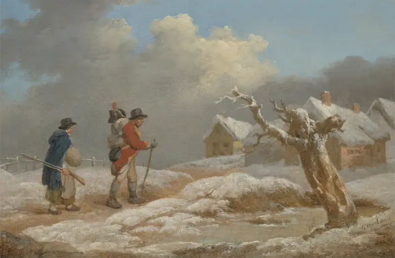 Żołnierz powraca do domu, George Morland
