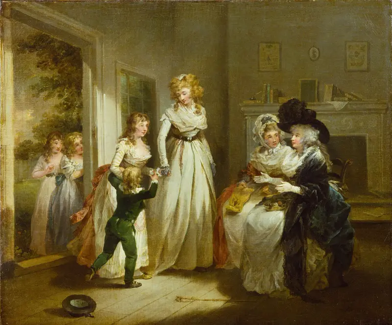 A Visit to the Boarding School av George Morland