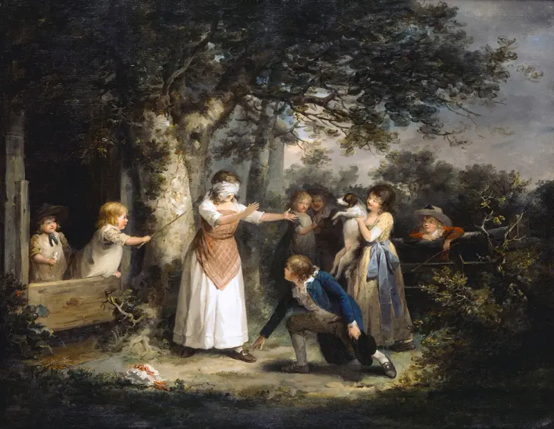 Blind Man’s Buff av George Morland