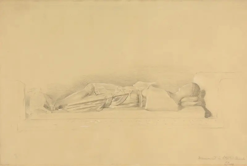 Avbildning av en korsfarare, Stisteds kyrka av George Richmond