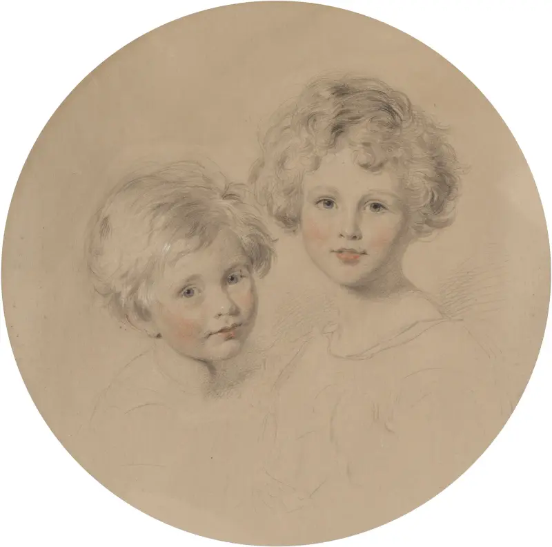 Porträtt av Henry och Philip Fletcher av George Richmond