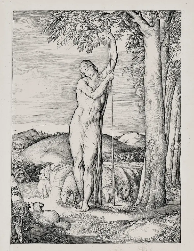 Herden – Kristus som den gode herden av George Richmond
