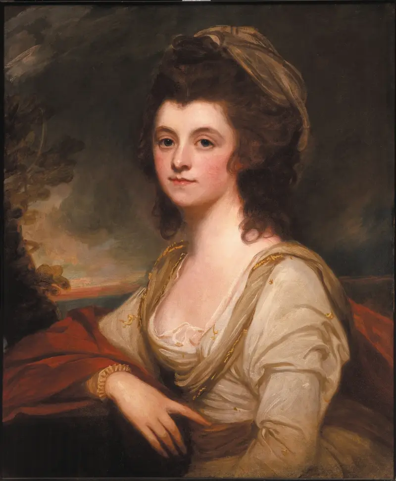 Porträtt av Lady Bentinck av George Romney