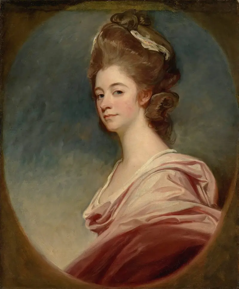 Porträtt av lady Emilia Kerr av George Romney