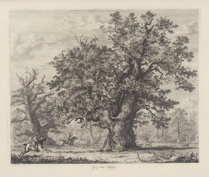 Gog und Magog von Jacob George Strutt
