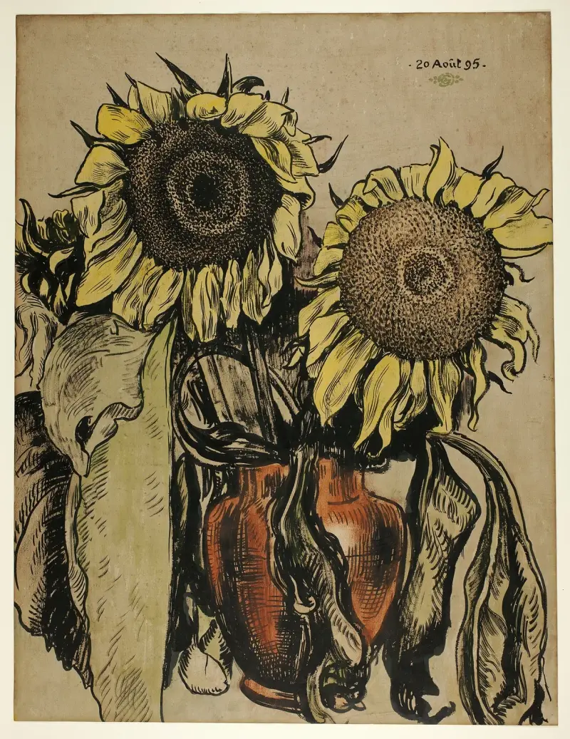 Sonnenblumen von Georges Lemmen
