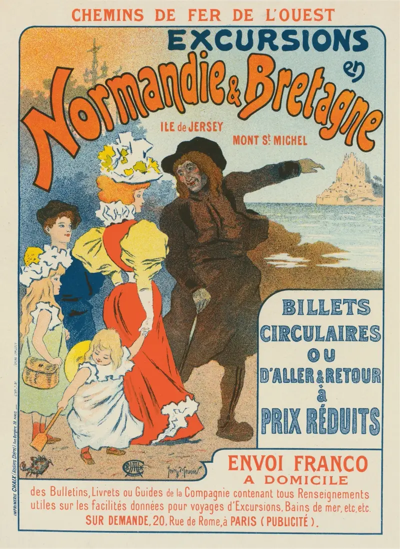 Utflykter i Normandie och Bretagne av Georges Meunier