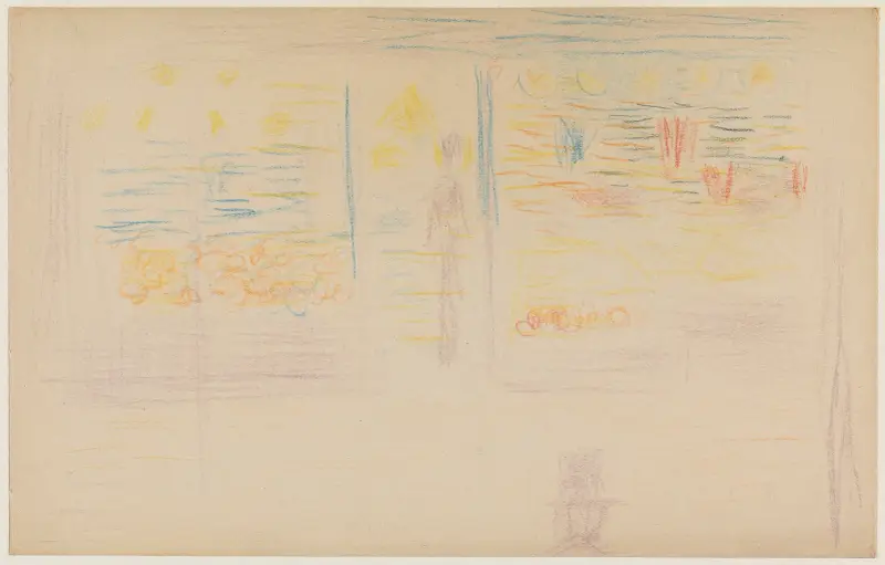 Ein Laden und zwei Figuren von Georges Seurat