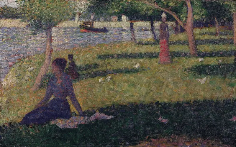 Förstudie till 'La Grande Jatte' av Georges Seurat