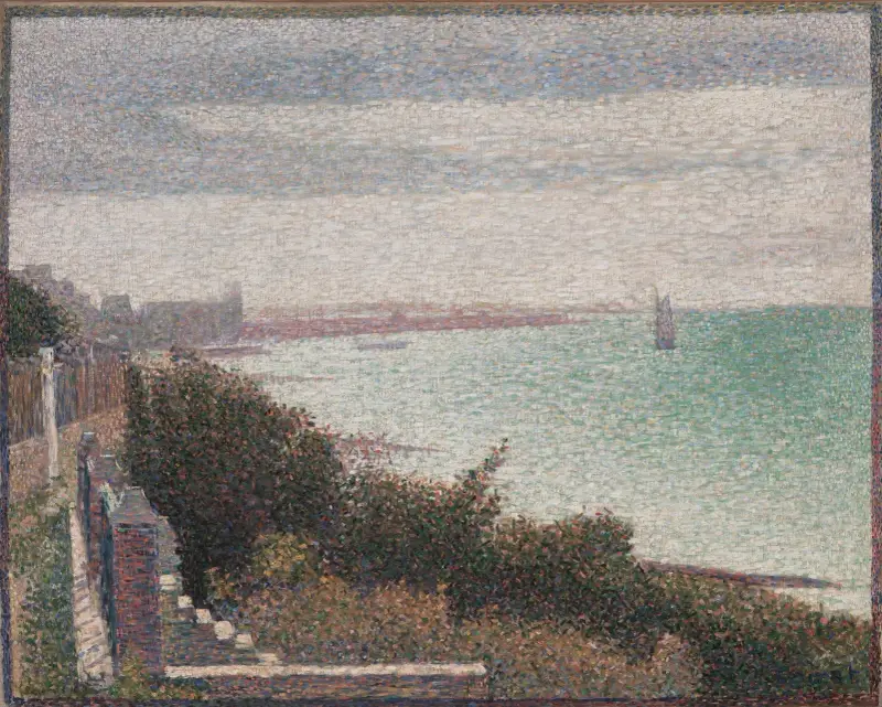 Grandcamp, Evening av Georges Seurat