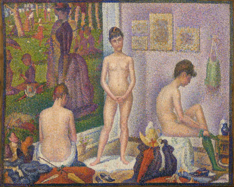 Modelki, Georges Seurat