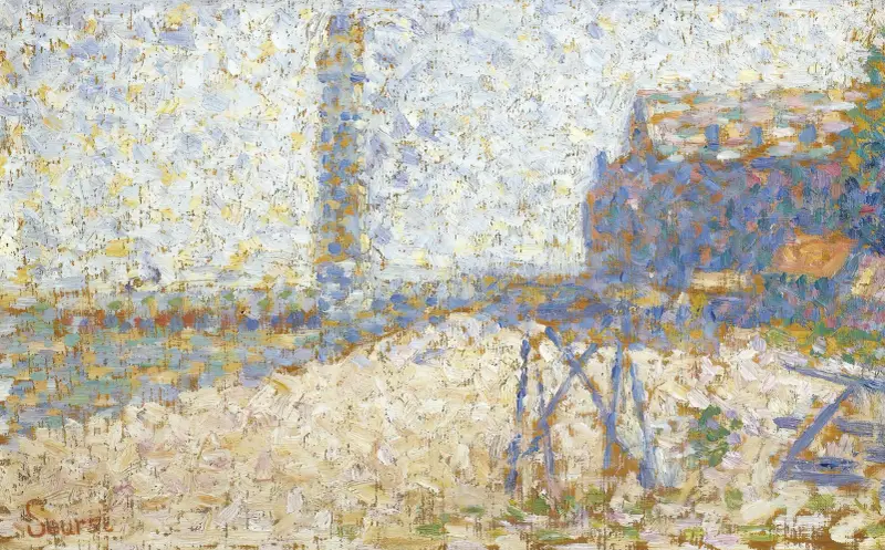 L’hospice Et Le Phare De Honfleur av Georges Seurat
