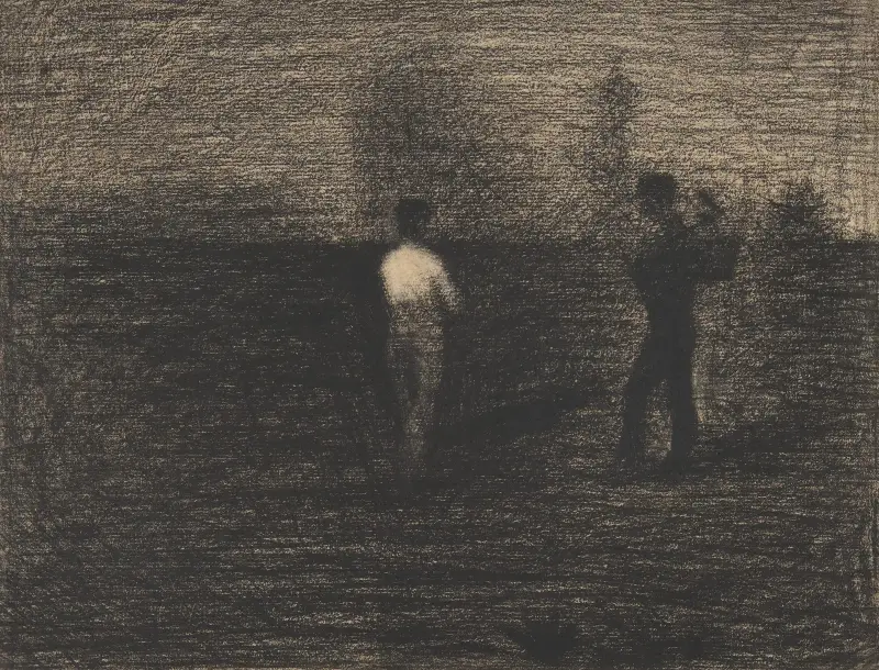 Peasants av Georges Seurat