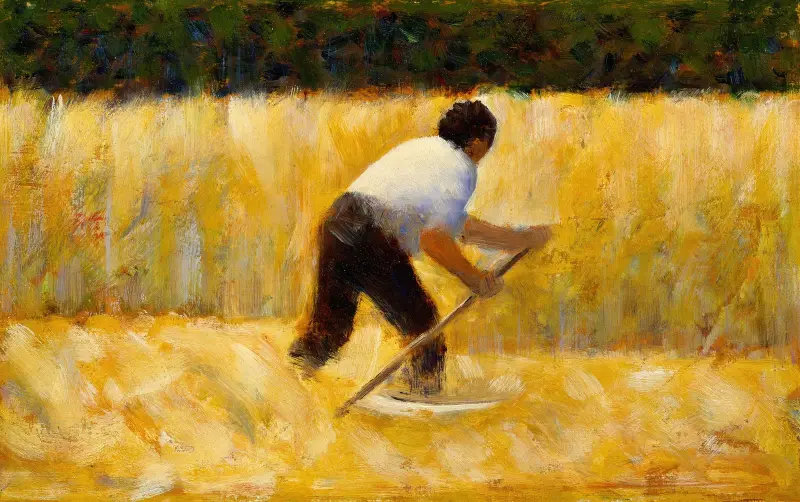 The Mower av Georges Seurat