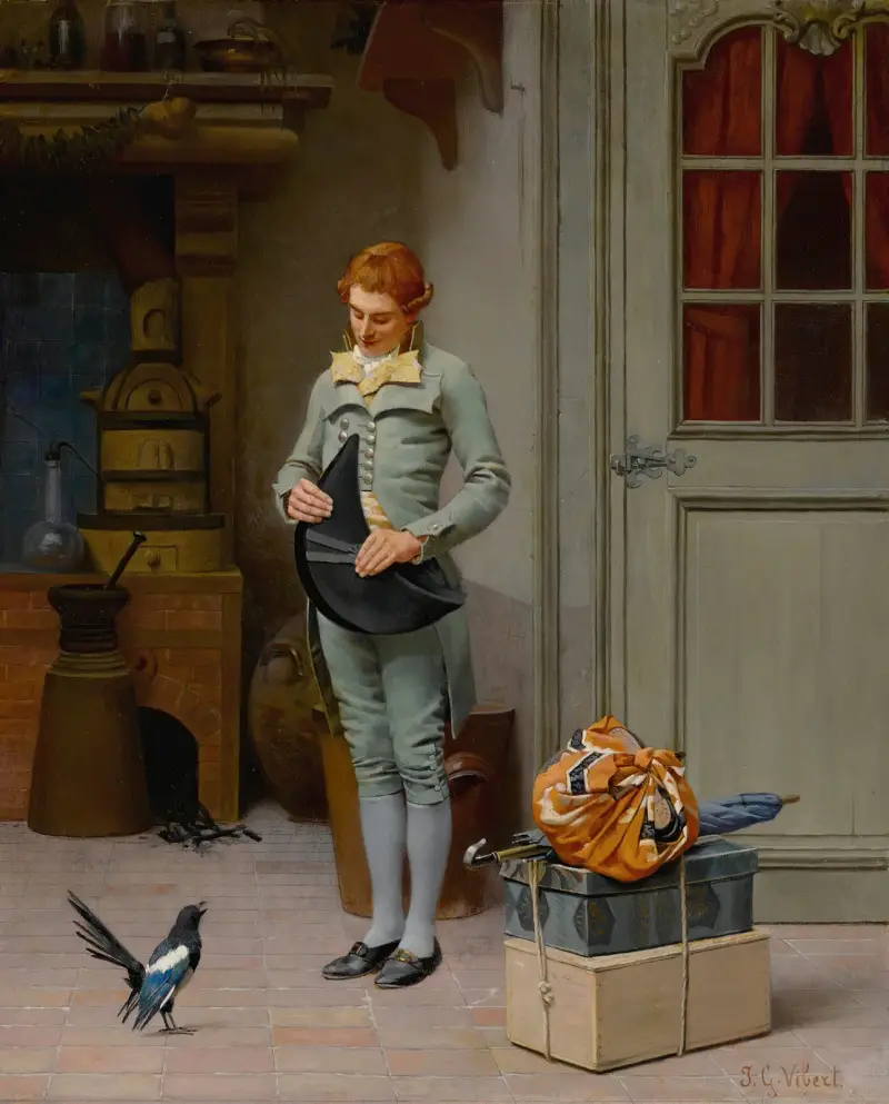Le Nouveau Commis av Jehan Georges Vibert