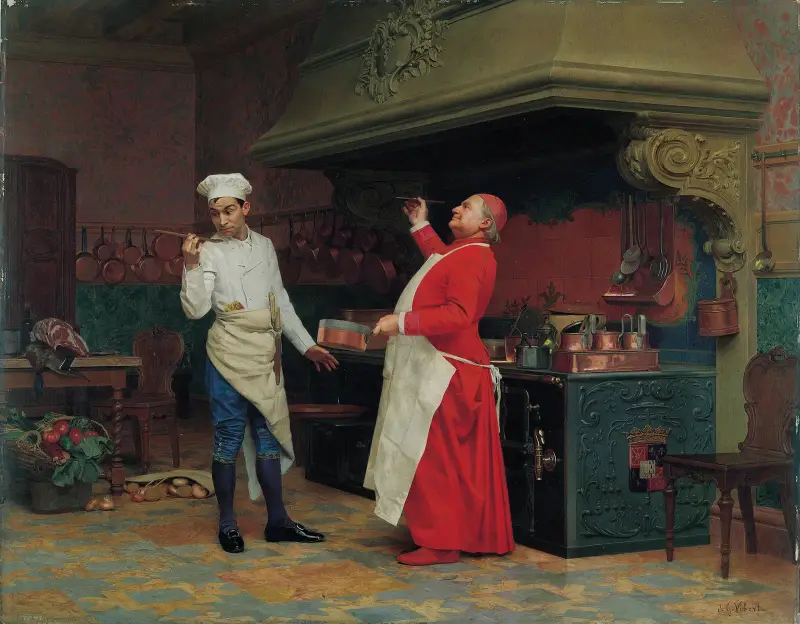 Podivuhodná omáčka, Jehan Georges Vibert