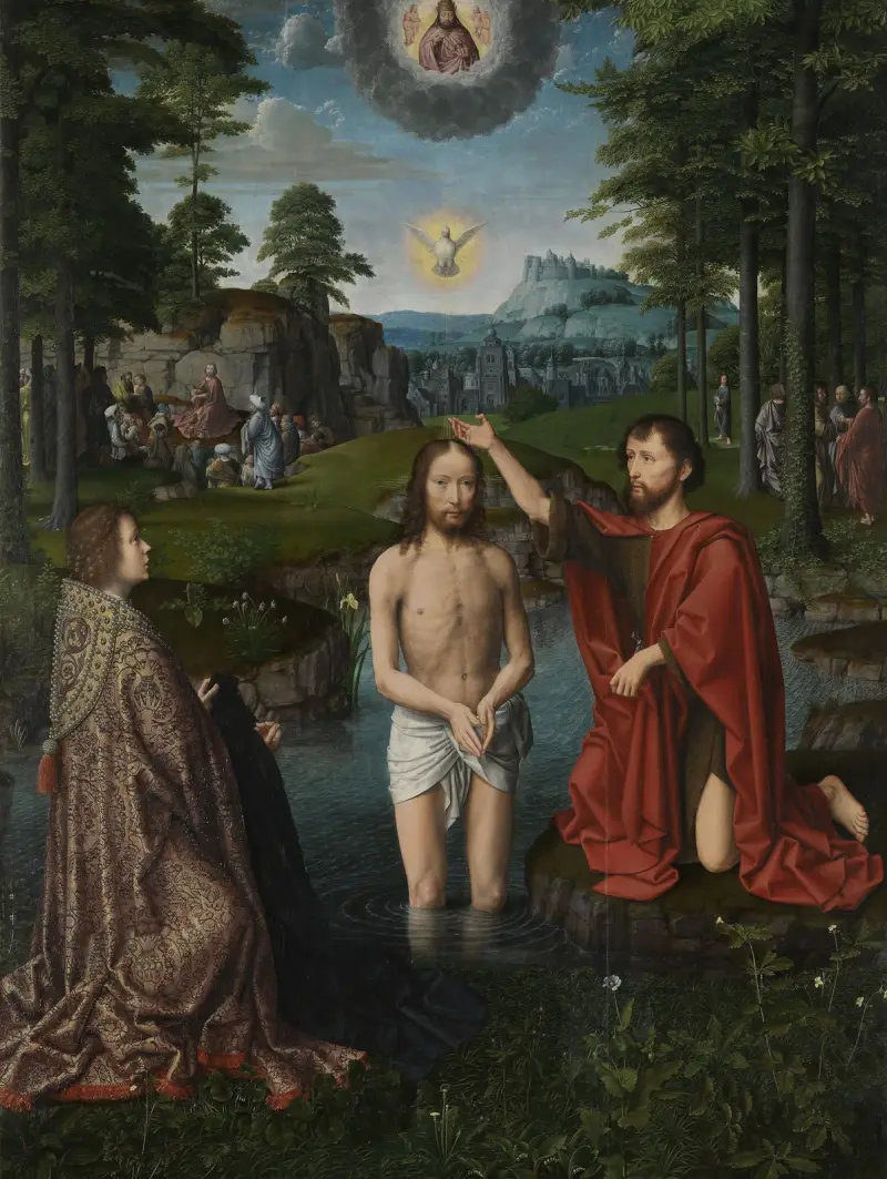 Taufe Christi von Gerard David