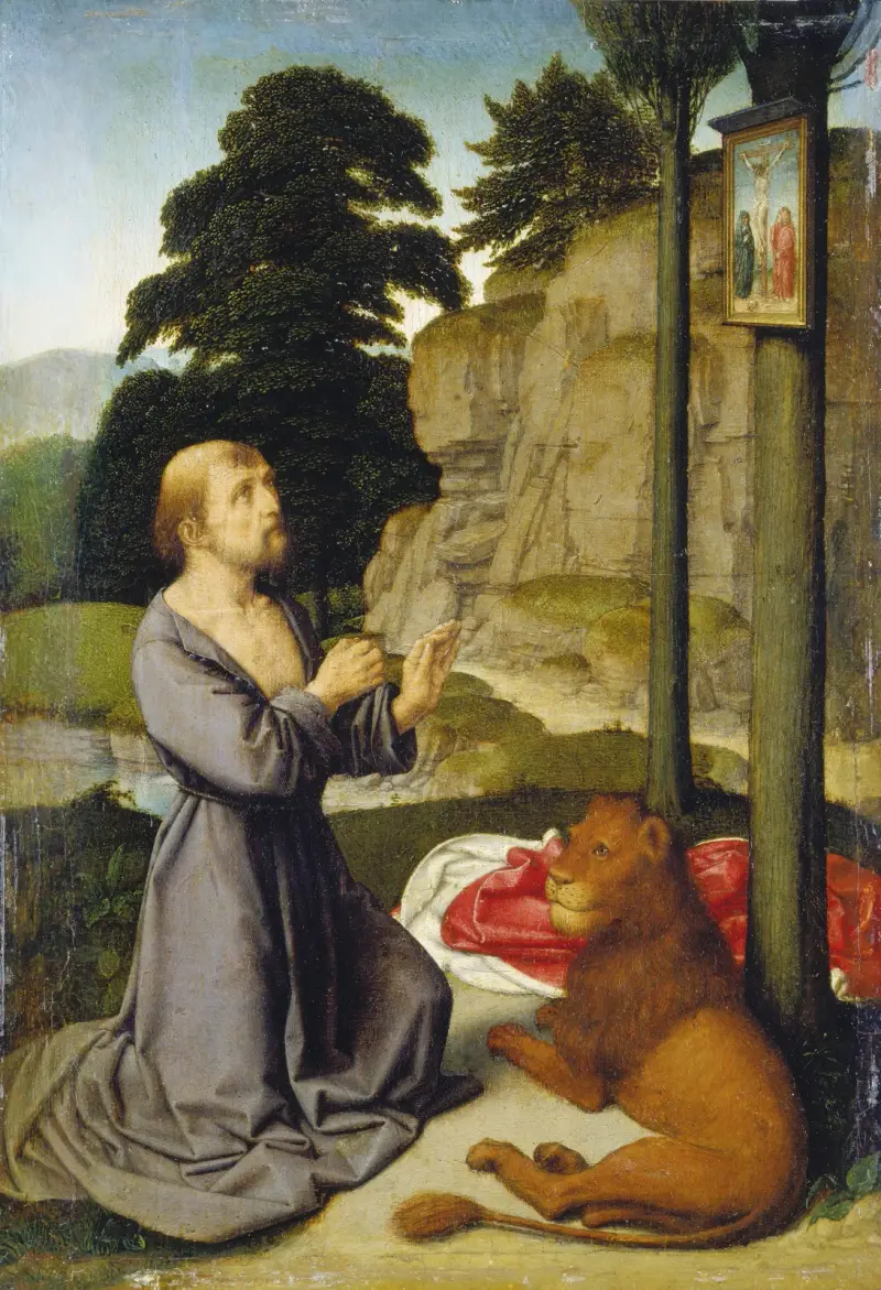 Święty Hieronim na pustyni, Gerard David