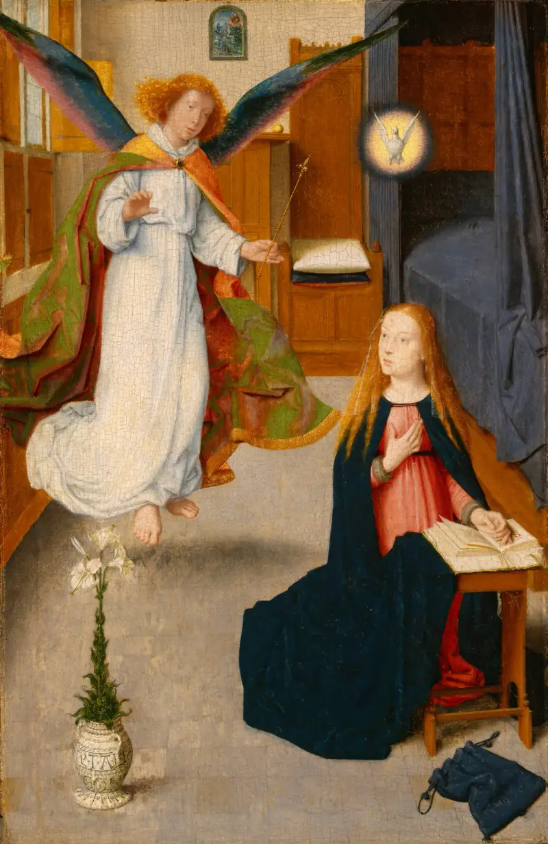 The Annunciation, 1490 av Gerard David