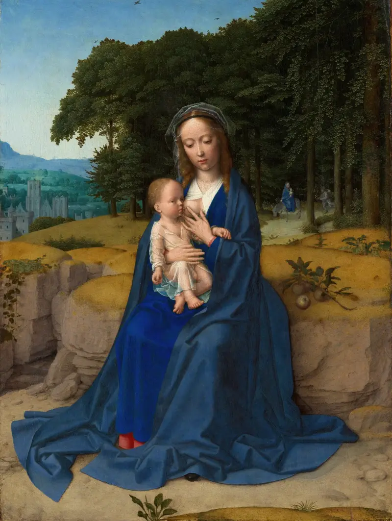Odpoczynek podczas ucieczki do Egiptu, 1512, Gerard David