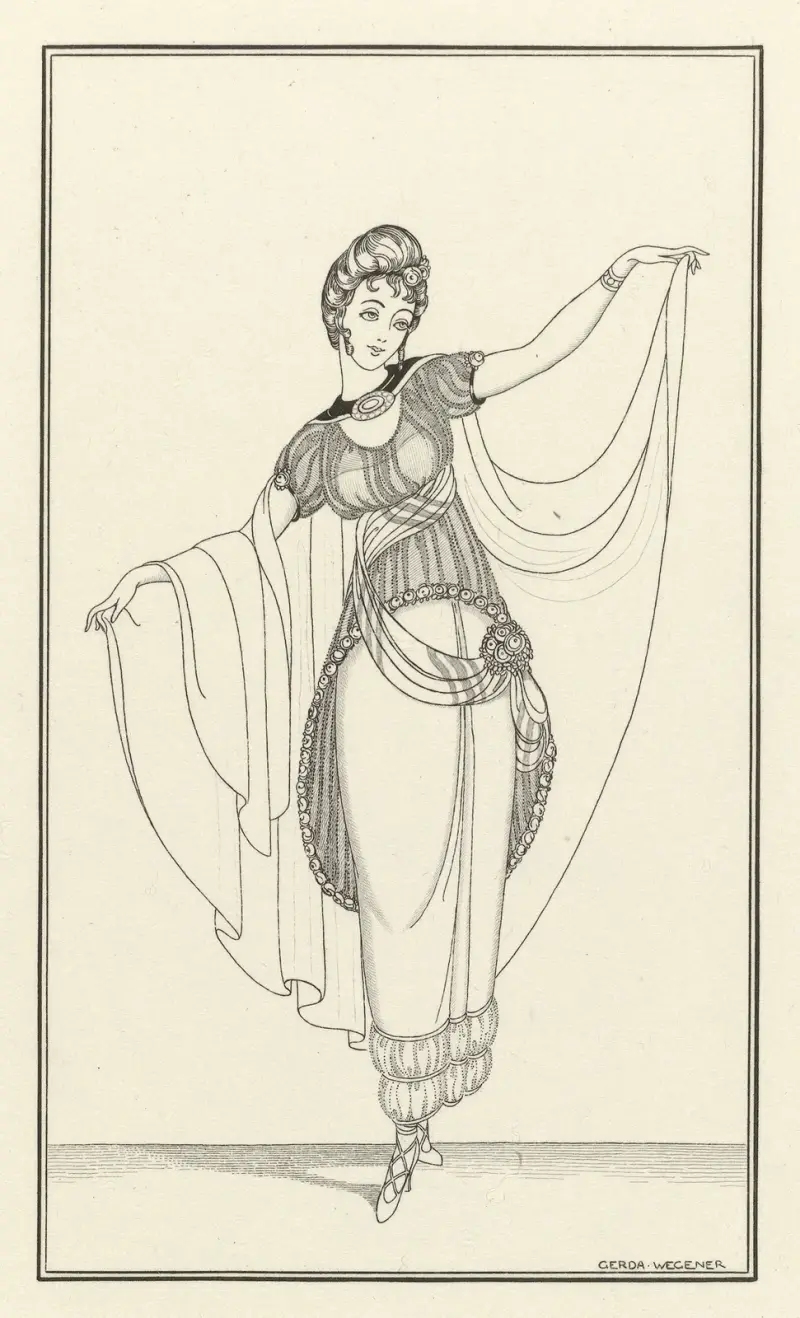 Journal des Dames et des Modes, Costumes Parisiens, 1914, Nr. 165 von Gerda Wegener