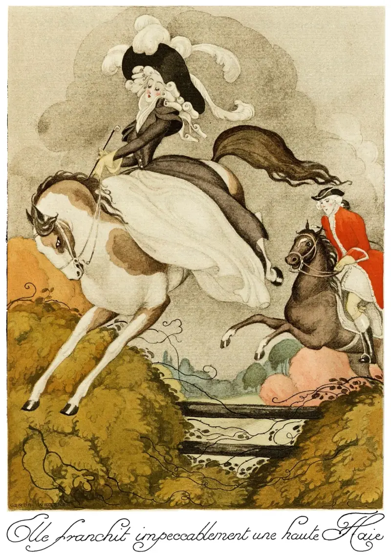 Na czerwonych obcasach, plansza 08, Gerda Wegener