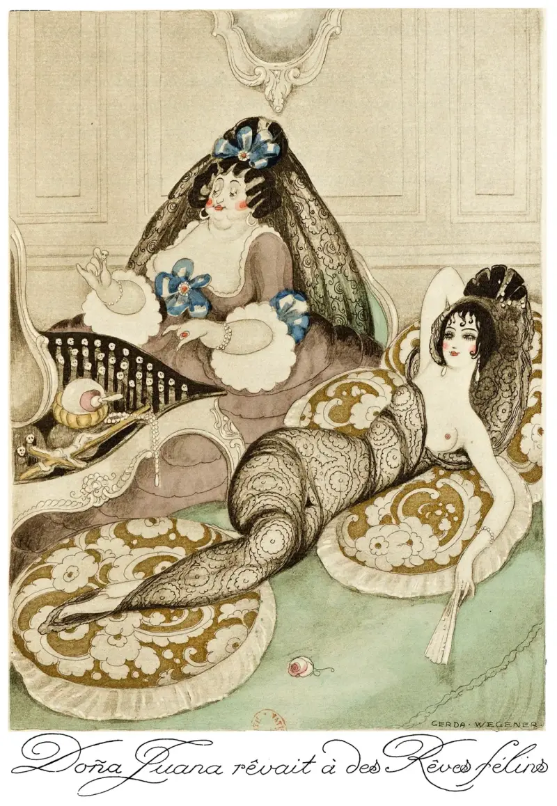 Na červených podpatcích, pl. 10, Gerda Wegener