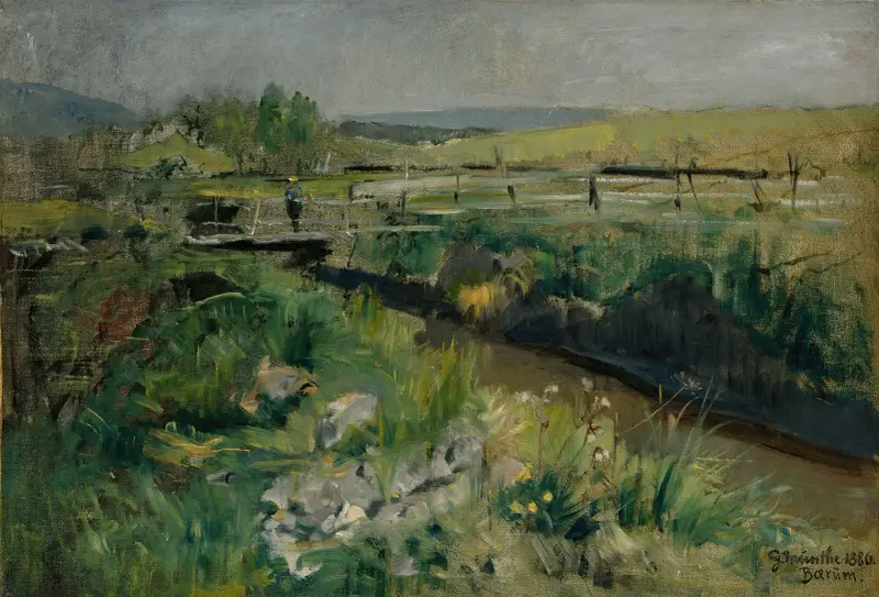 View from Bærum av Gerhard Munthe