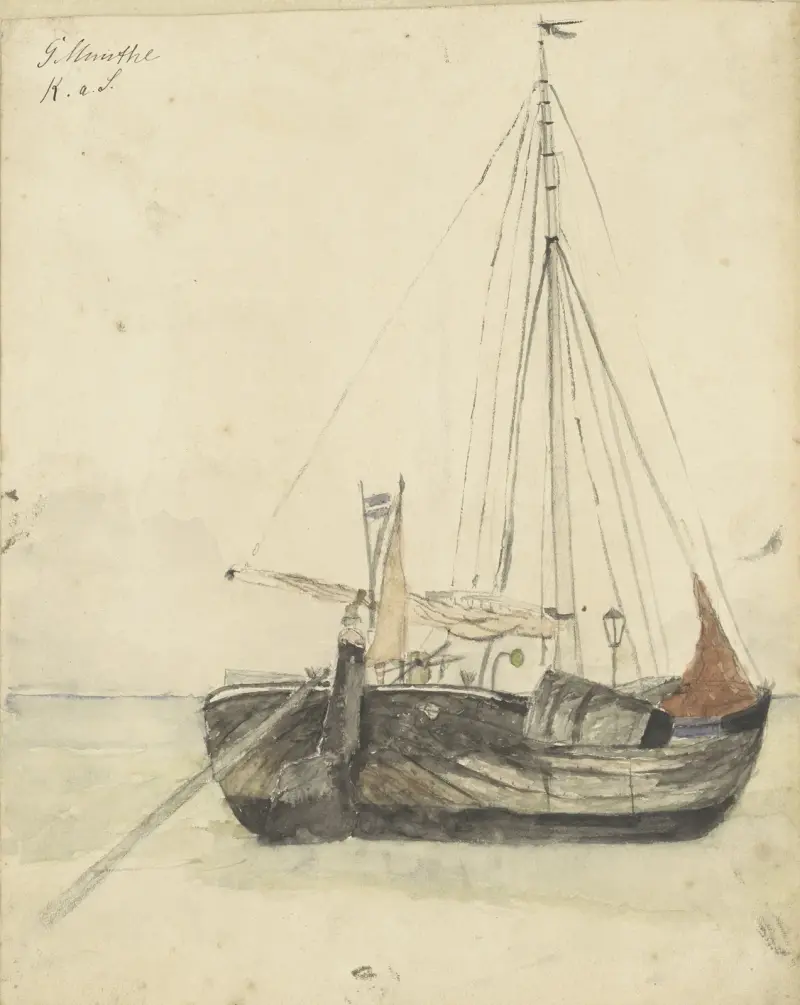 Visserspink te Katwijk av Gerhard Munthe