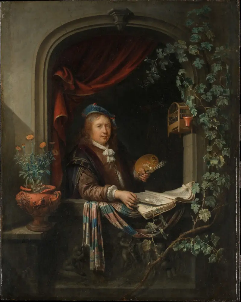 Self-Portrait av Gerrit Dou