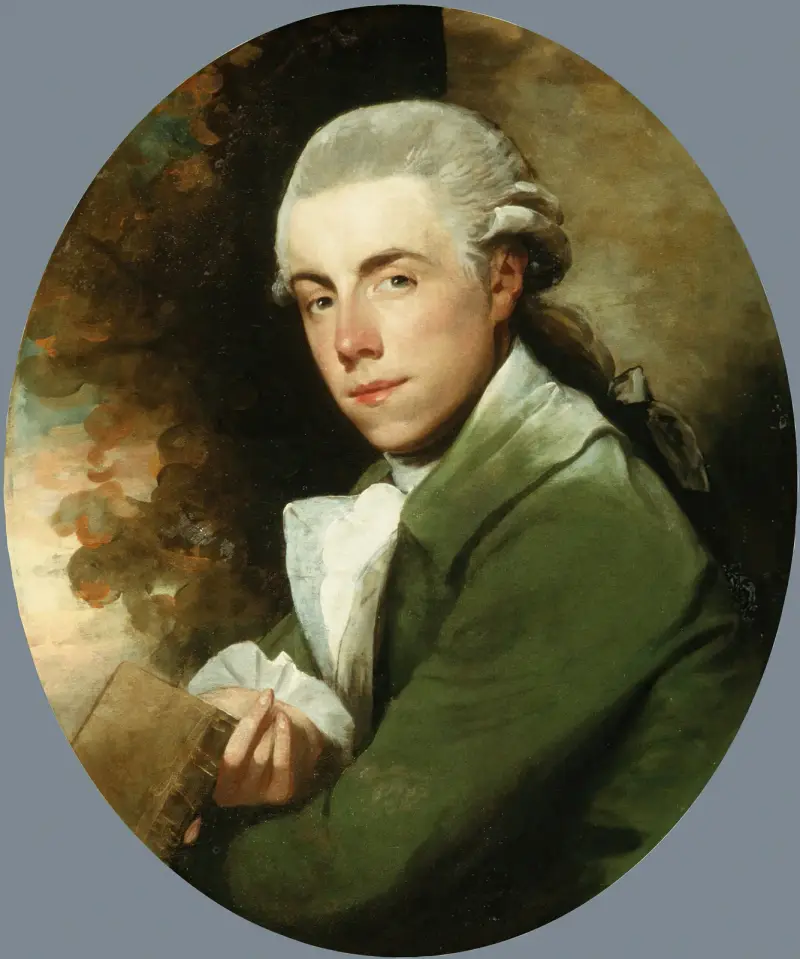 Muž v zeleném plášti, Gilbert Stuart