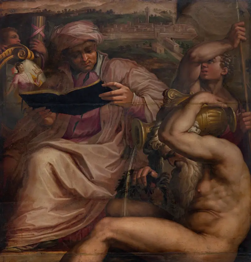 Allegori över Mugello av Giorgio Vasari