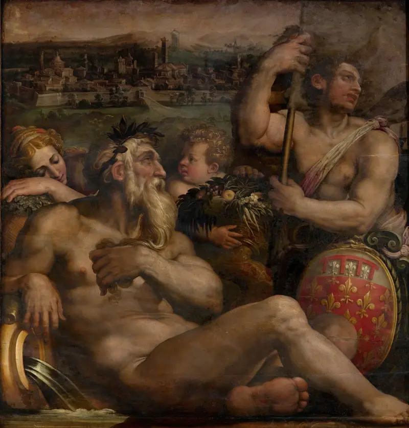 Allegori över Prato av Giorgio Vasari