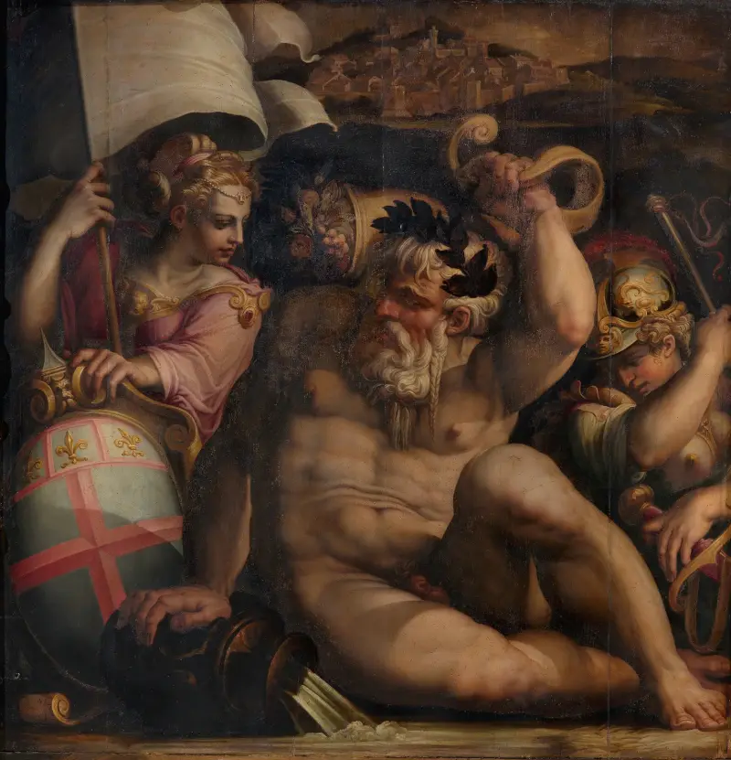 Allegorie über Romagna von Giorgio Vasari