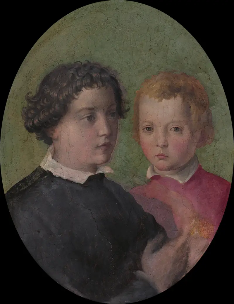 Don Giovanni och Don Garzia de’ Medici av Giorgio Vasari