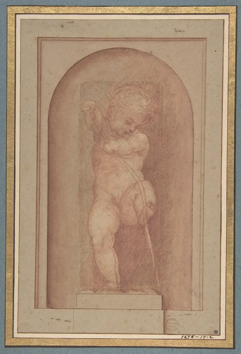 Putto Bending a Bow, Giorgione