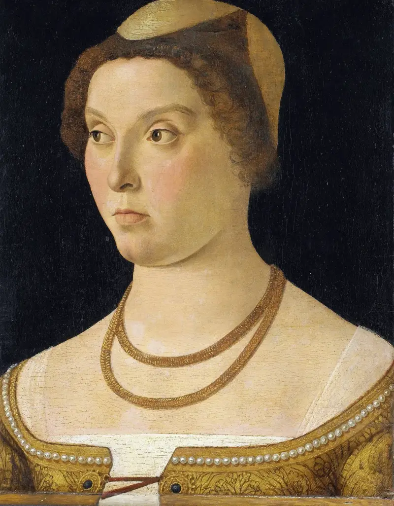 Porträtt av en kvinna av Giovanni Bellini
