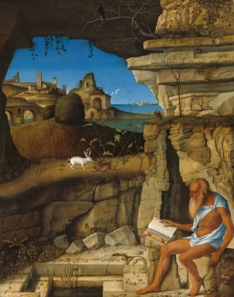 Svatý Jeroným při čtení, Giovanni Bellini