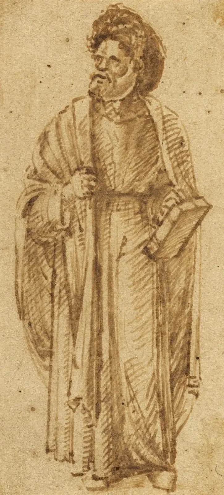 Stående man med turban av Giovanni Bellini